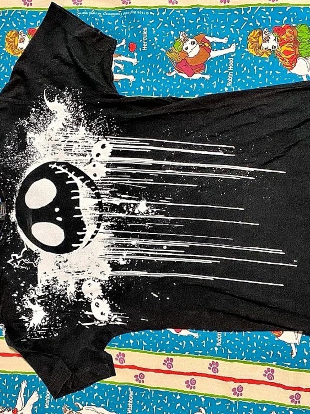 The nightmare before Christmas Short Sleeve Tee in Black & White